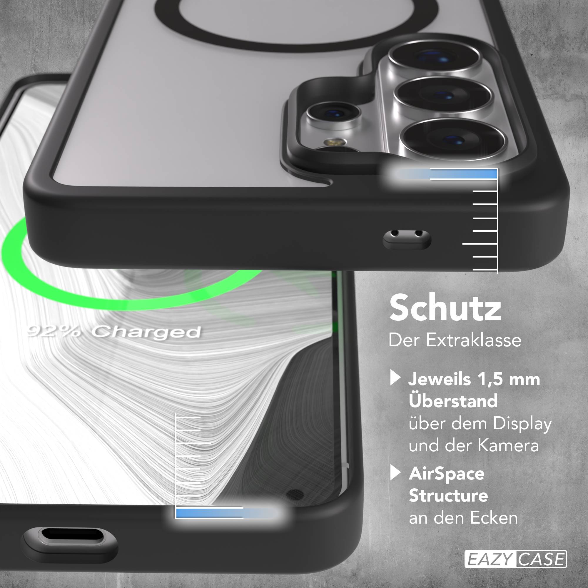 Samsung Galaxy S26 Ultra transparente MagSafe Hülle mit Kameraschutz 