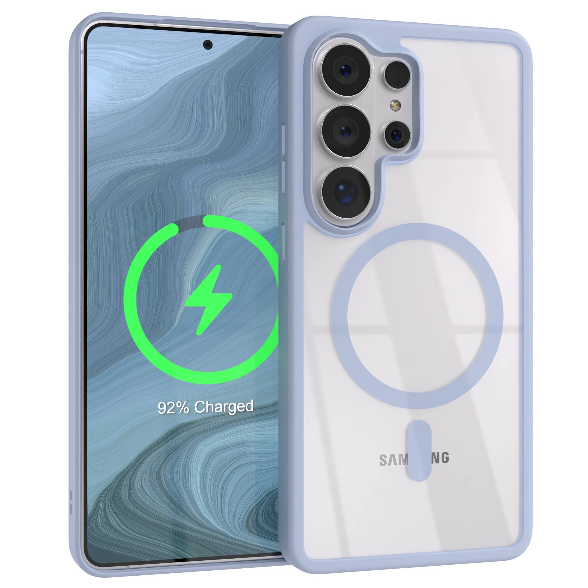 Samsung Galaxy S26 Ultra transparente MagSafe Hülle mit Kameraschutz 