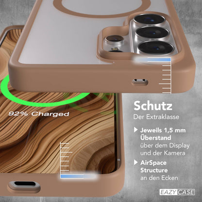 Samsung Galaxy S26 Ultra transparente MagSafe Hülle mit Kameraschutz 