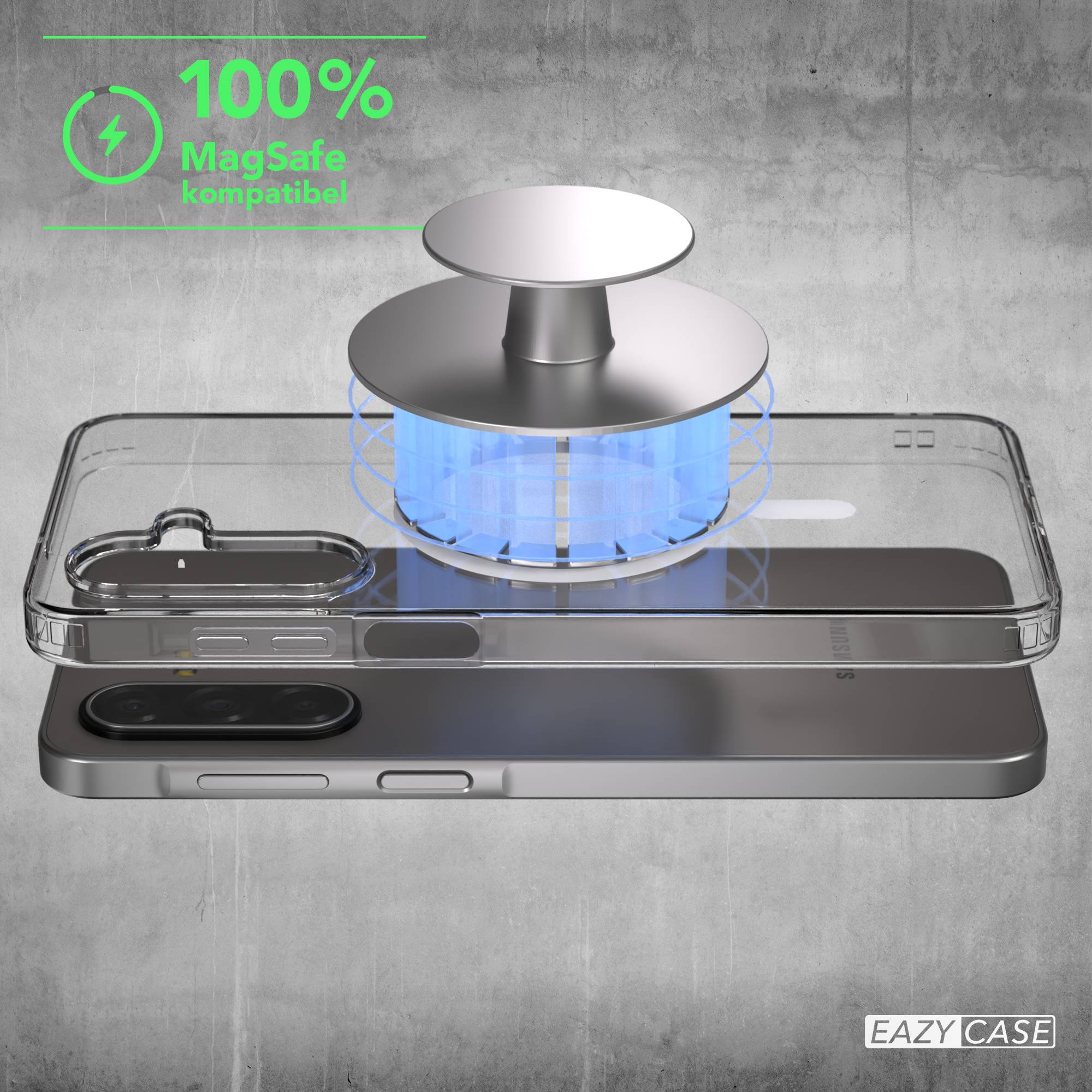 Samsung Galaxy A17 transparente MagSafe Hülle mit Kameraschutz TPU 
