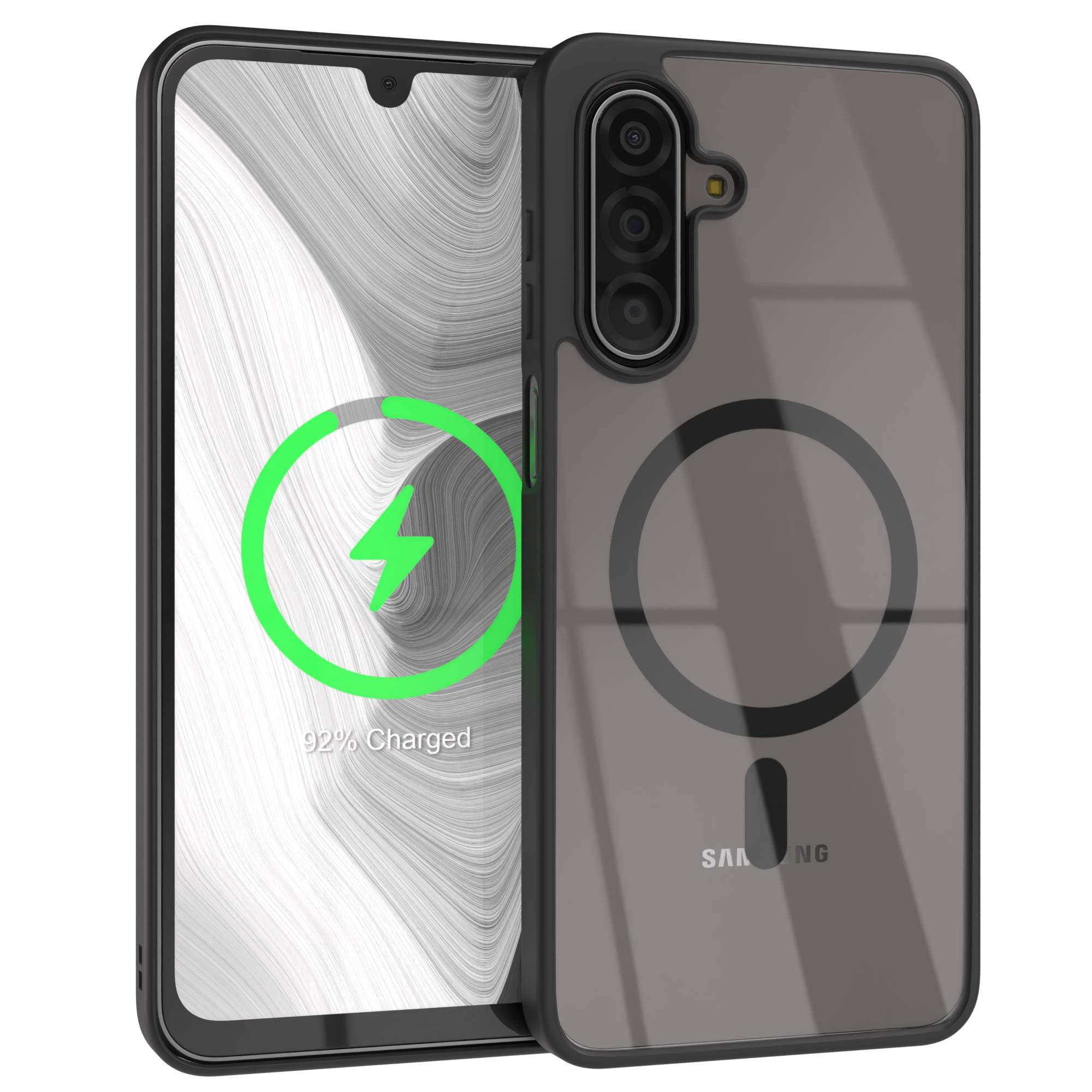 Samsung Galaxy A17 transparente MagSafe Hülle mit Kameraschutz TPU 