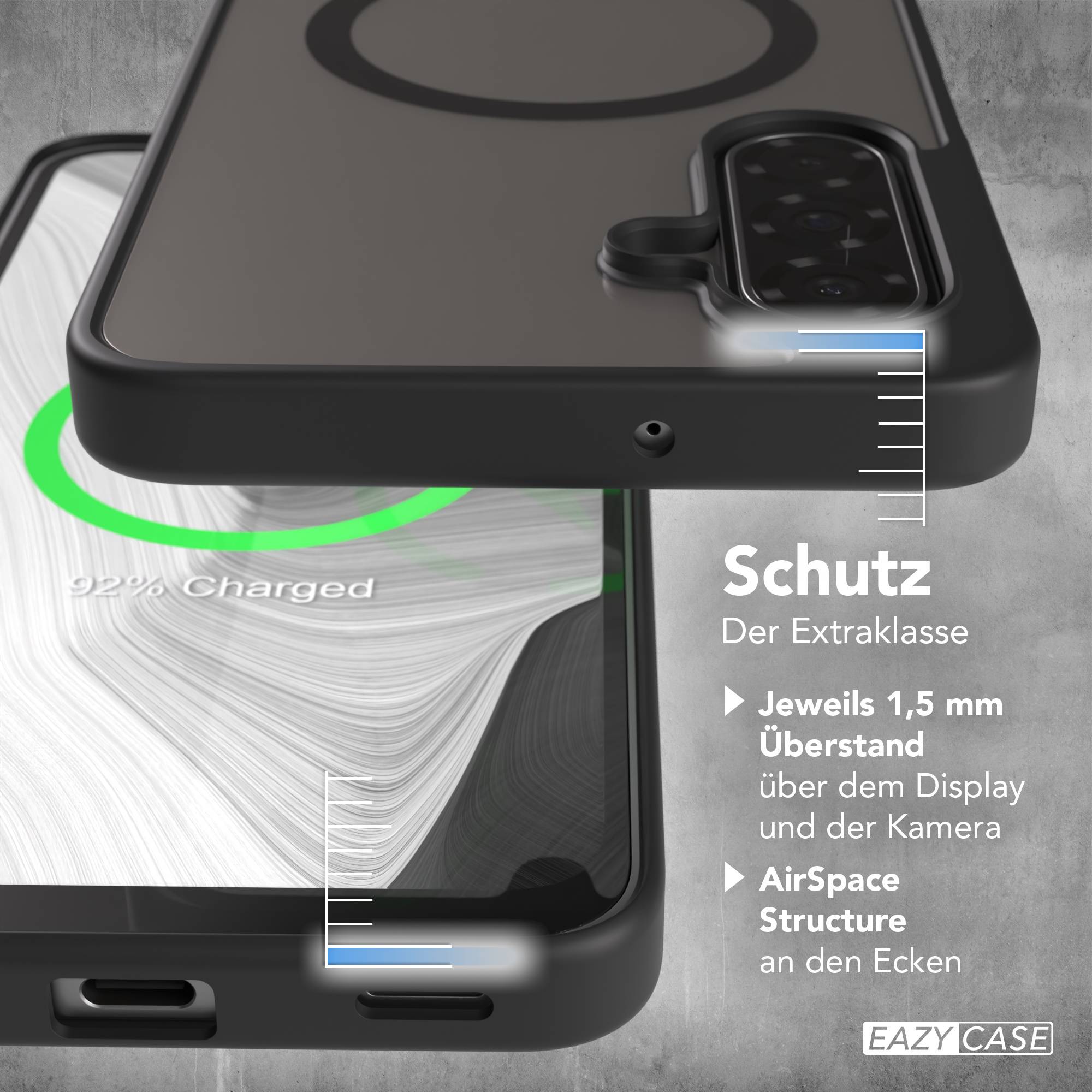 Samsung Galaxy A17 transparente MagSafe Hülle mit Kameraschutz TPU 