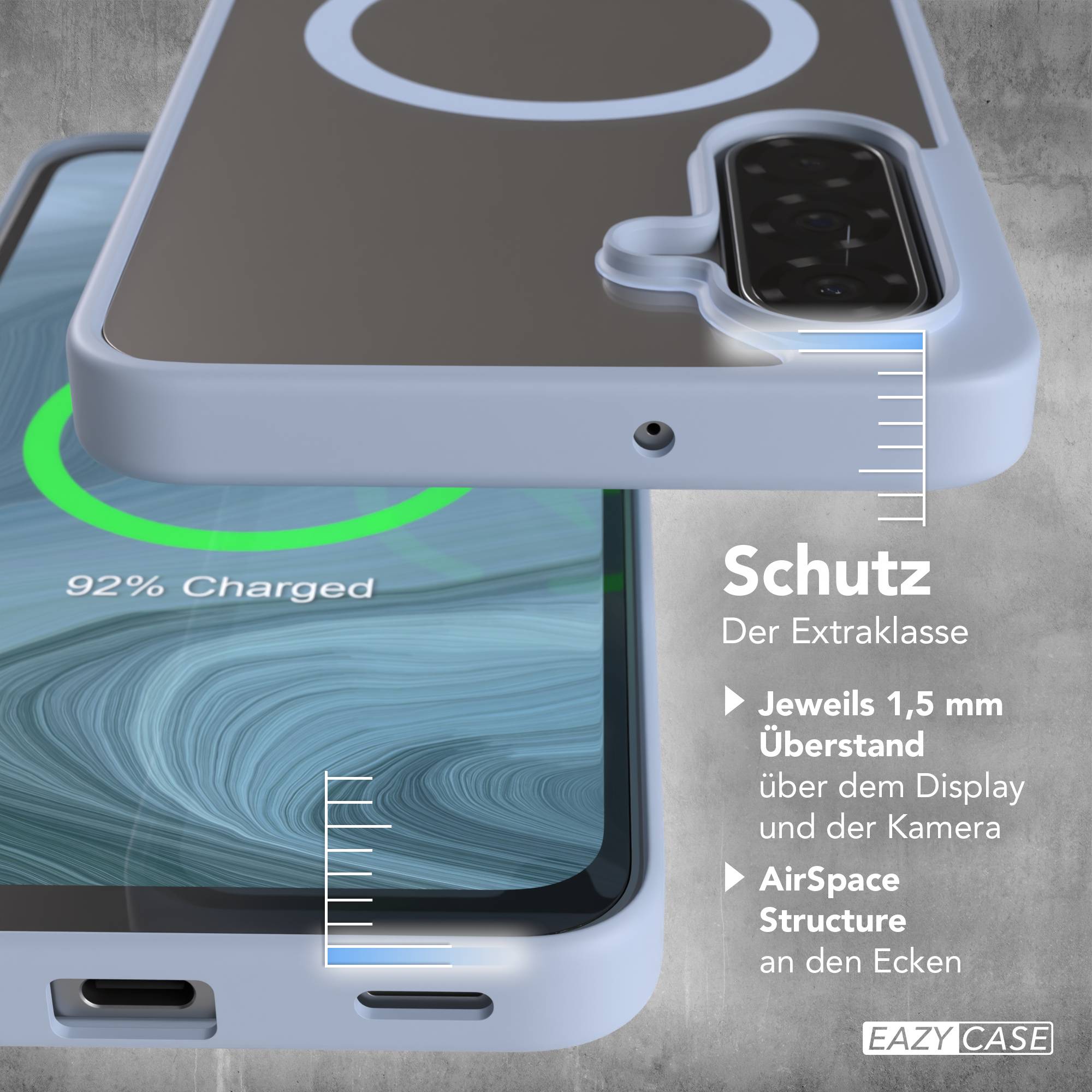 Samsung Galaxy A17 transparente MagSafe Hülle mit Kameraschutz TPU 