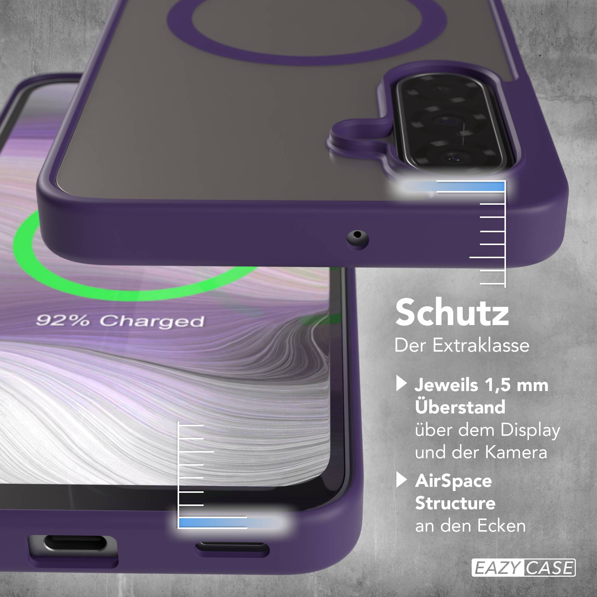Samsung Galaxy A17 transparente MagSafe Hülle mit Kameraschutz TPU 