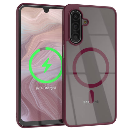 Samsung Galaxy A17 transparente MagSafe Hülle mit Kameraschutz TPU 