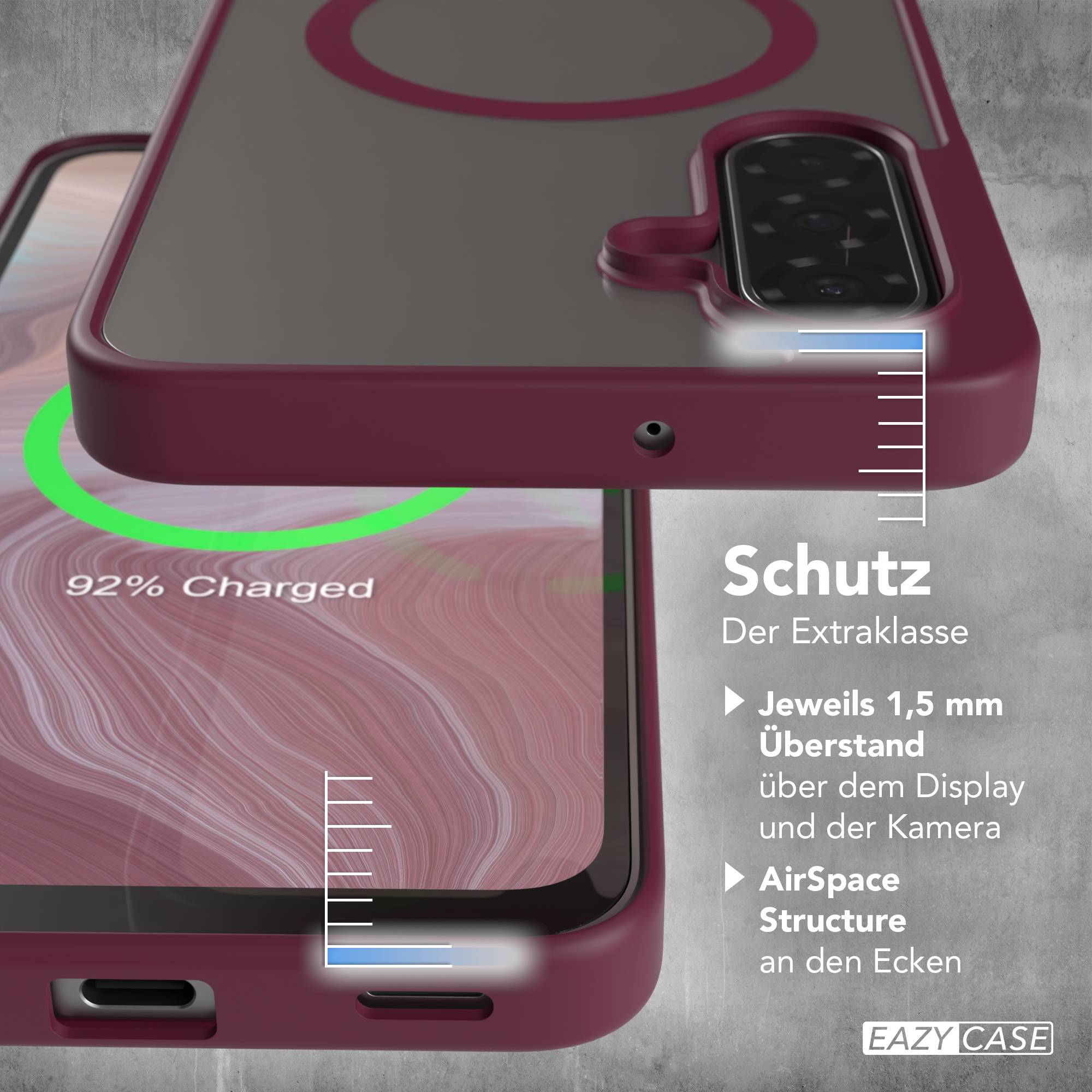 Samsung Galaxy A17 transparente MagSafe Hülle mit Kameraschutz TPU 