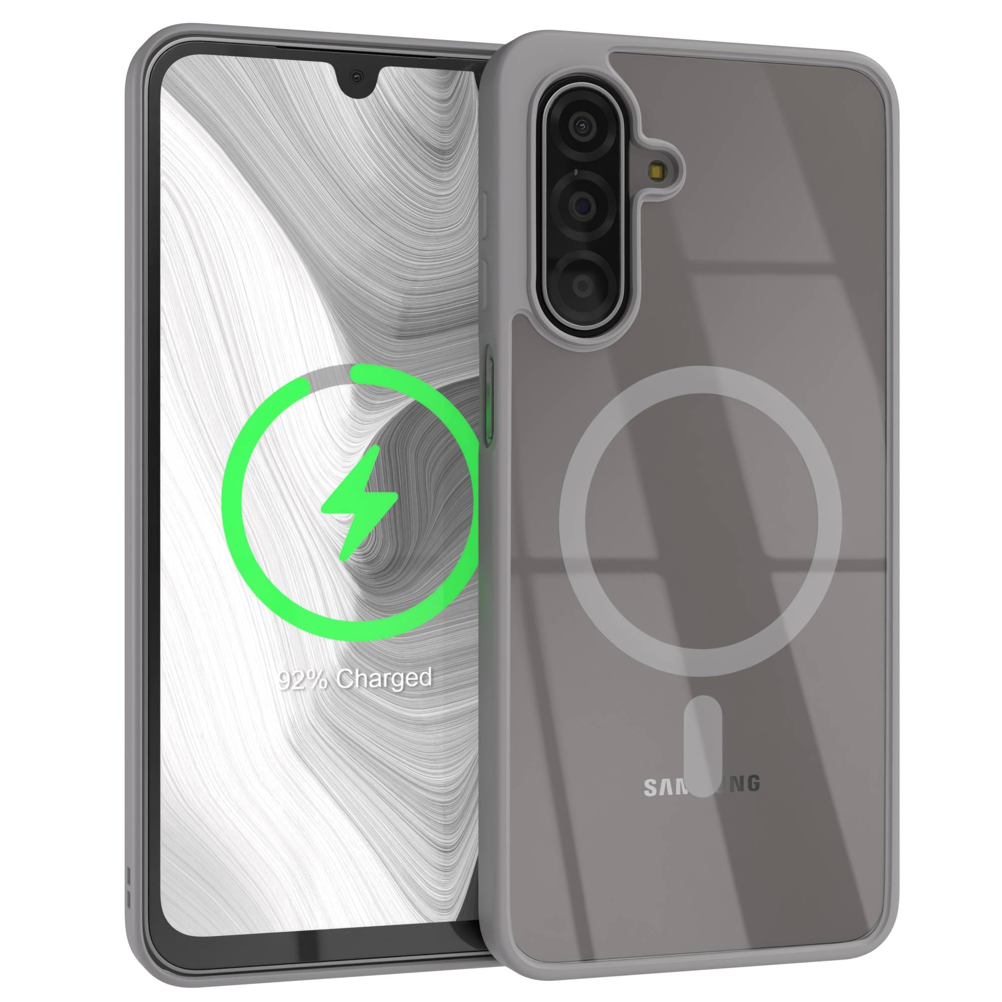 Samsung Galaxy A17 transparente MagSafe Hülle mit Kameraschutz TPU 