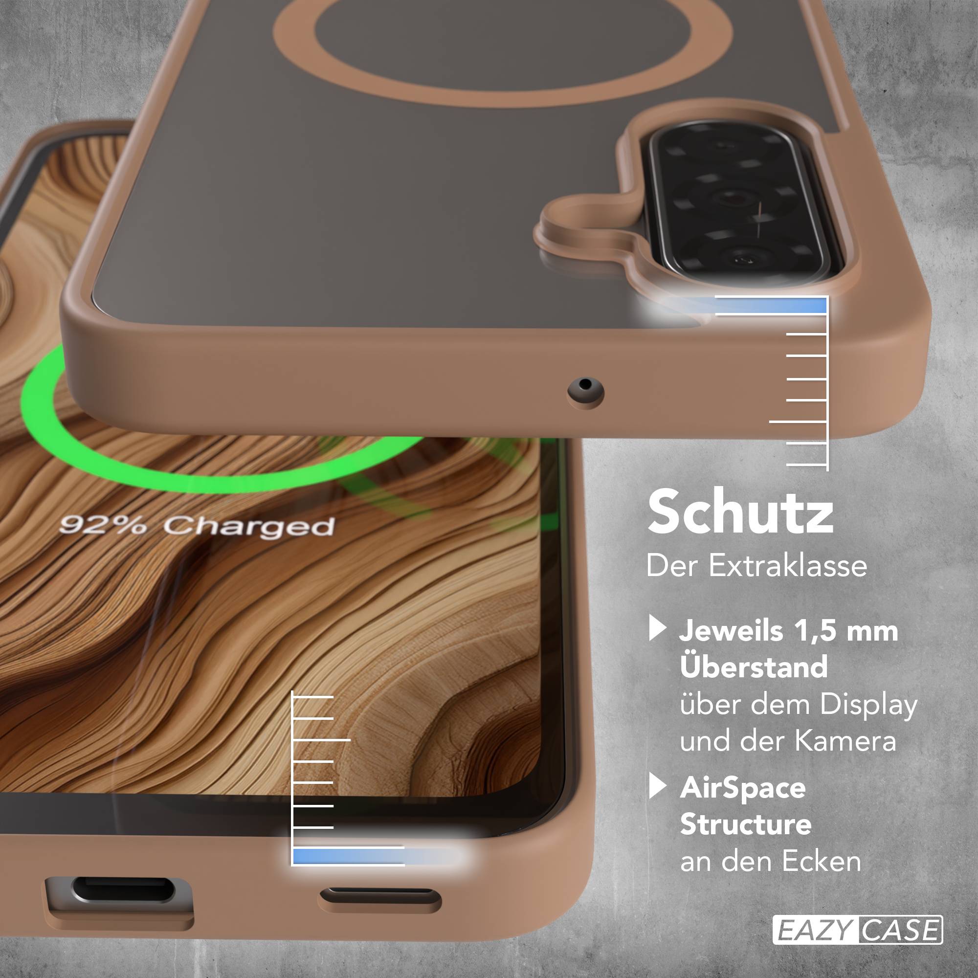 Samsung Galaxy A17 transparente MagSafe Hülle mit Kameraschutz TPU 