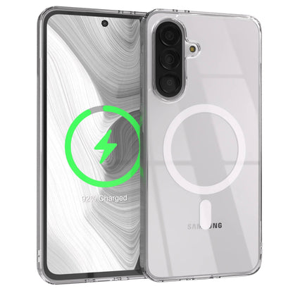 Samsung Galaxy A37 transparente MagSafe Hülle mit Kameraschutz TPU 