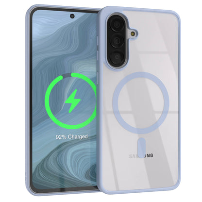 Samsung Galaxy A37 transparente MagSafe Hülle mit Kameraschutz TPU 