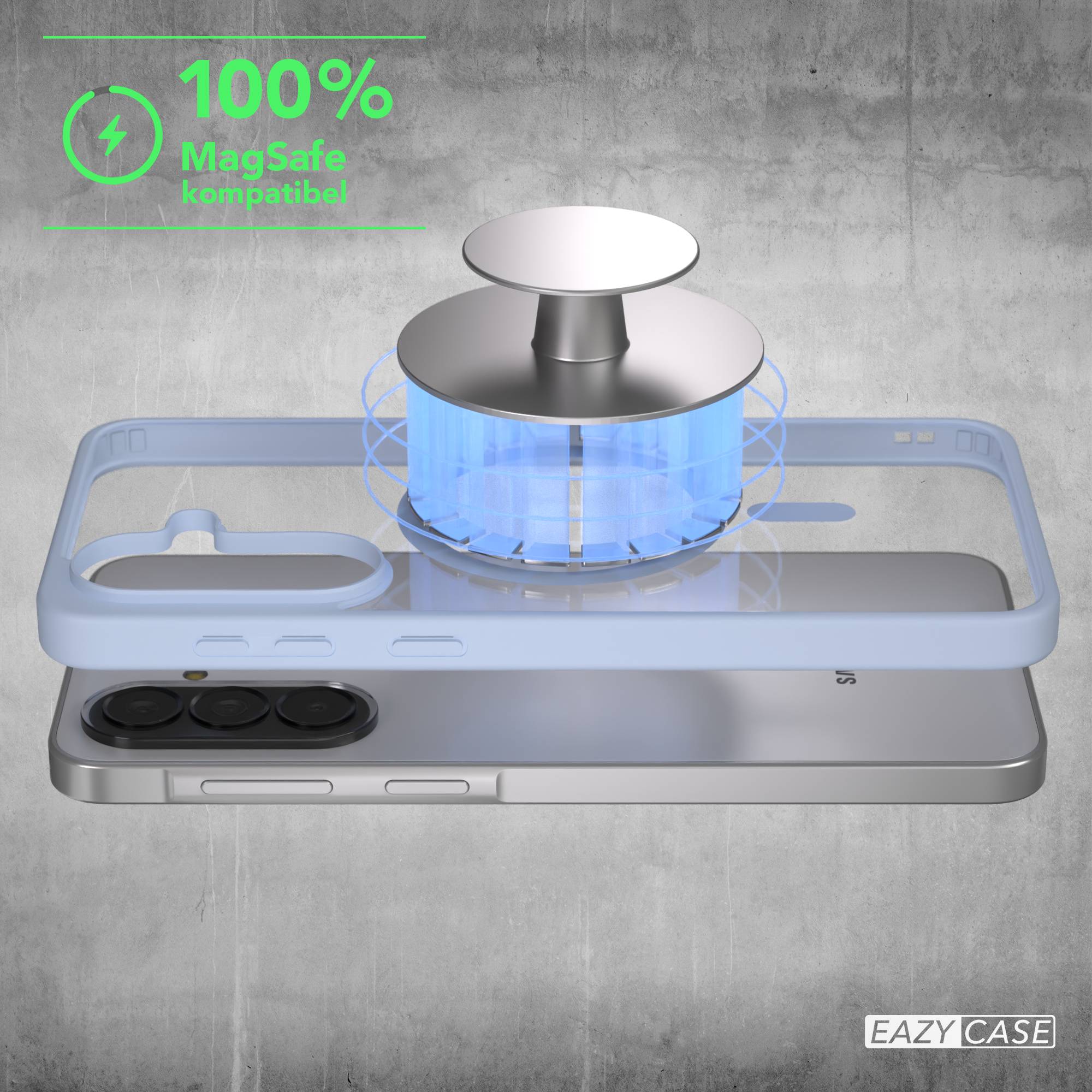 Samsung Galaxy A37 transparente MagSafe Hülle mit Kameraschutz TPU 