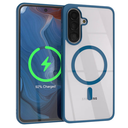 Samsung Galaxy A37 transparente MagSafe Hülle mit Kameraschutz TPU 