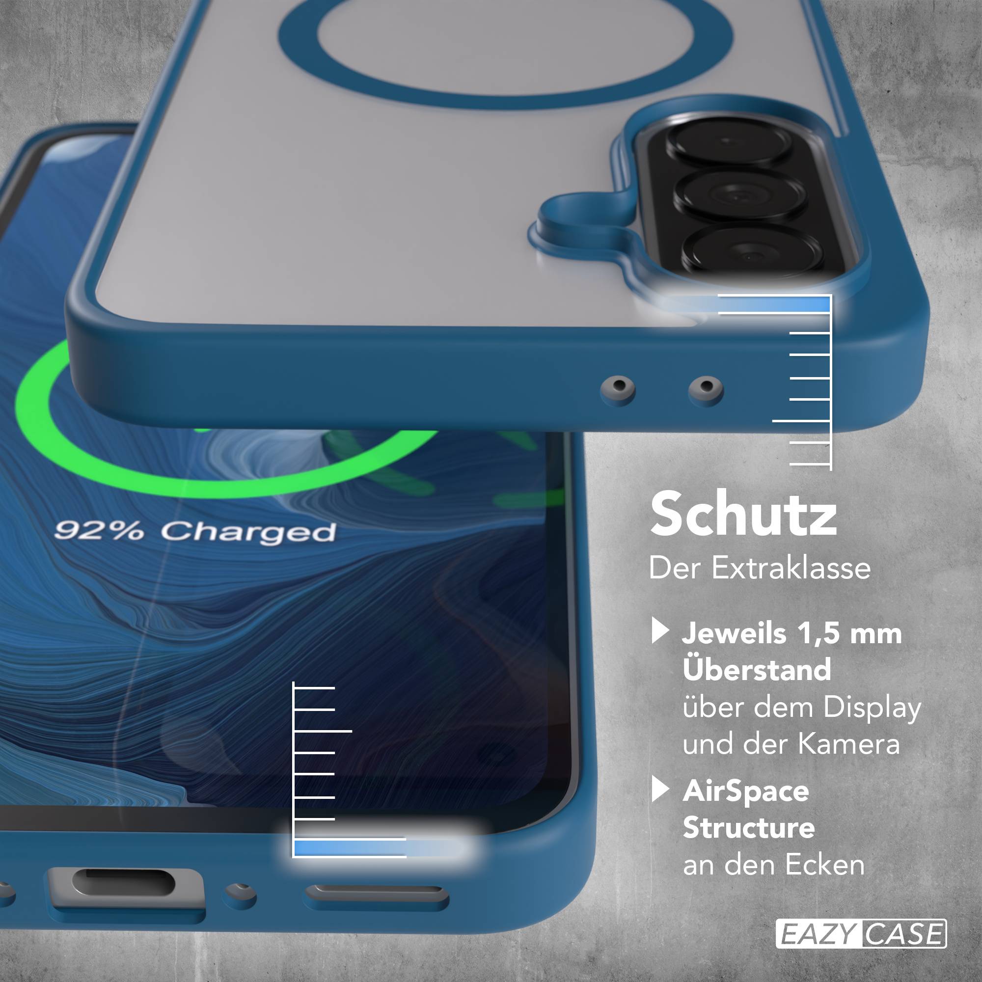 Samsung Galaxy A37 transparente MagSafe Hülle mit Kameraschutz TPU 