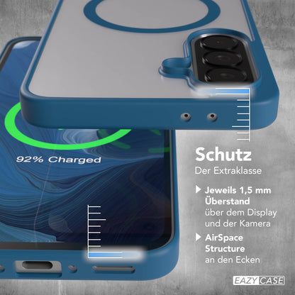 Samsung Galaxy A37 transparente MagSafe Hülle mit Kameraschutz TPU 