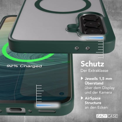 Samsung Galaxy A37 transparente MagSafe Hülle mit Kameraschutz TPU 