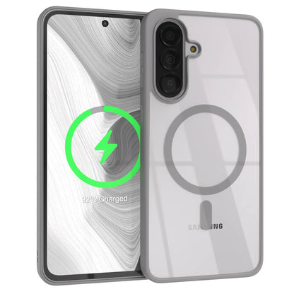 Samsung Galaxy A37 transparente MagSafe Hülle mit Kameraschutz TPU 