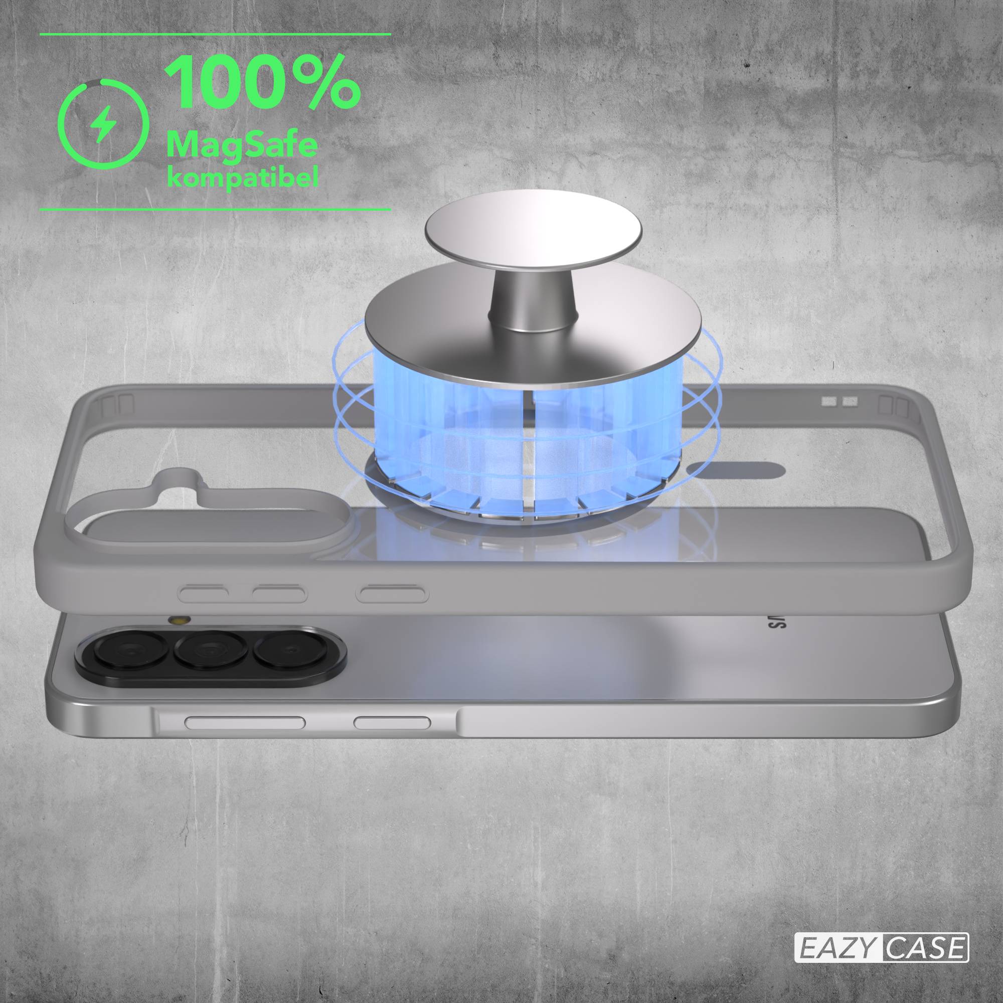 Samsung Galaxy A37 transparente MagSafe Hülle mit Kameraschutz TPU 