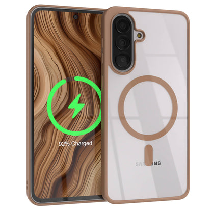 Samsung Galaxy A37 transparente MagSafe Hülle mit Kameraschutz TPU 