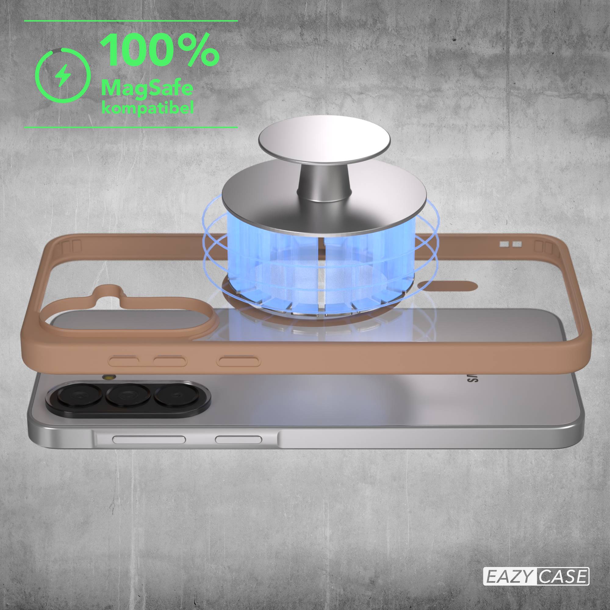 Samsung Galaxy A37 transparente MagSafe Hülle mit Kameraschutz TPU 