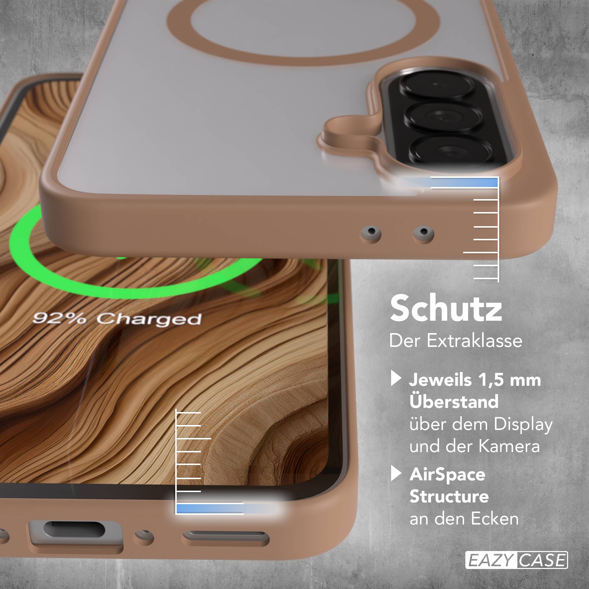Samsung Galaxy A37 transparente MagSafe Hülle mit Kameraschutz TPU 