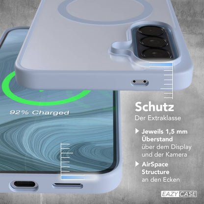 Samsung Galaxy A57 transparente MagSafe Hülle mit Kameraschutz TPU 