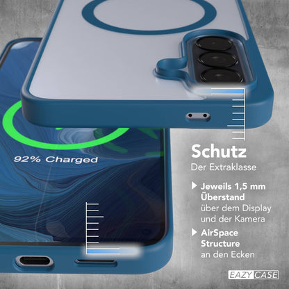 Samsung Galaxy A57 transparente MagSafe Hülle mit Kameraschutz TPU 