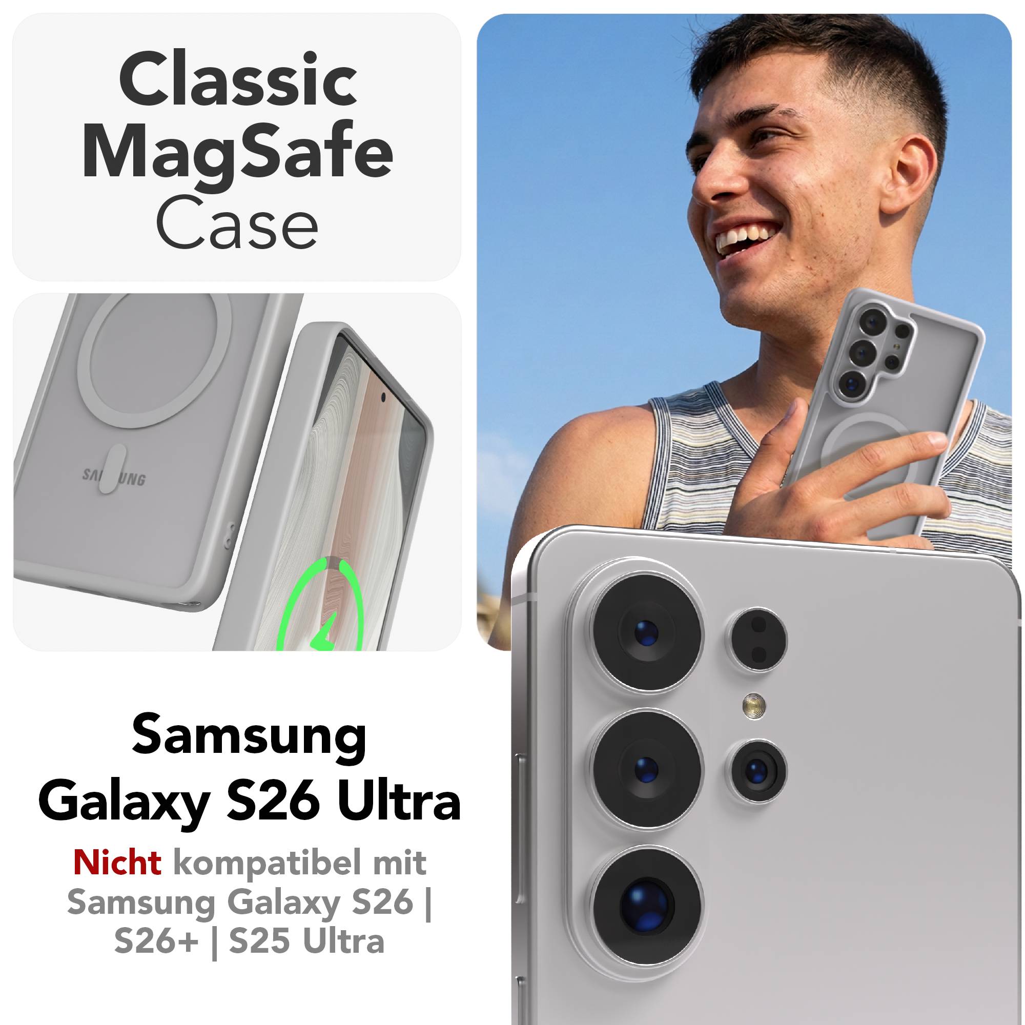 Galaxy S26 Ultra Outdoor Hülle mit MagSafe