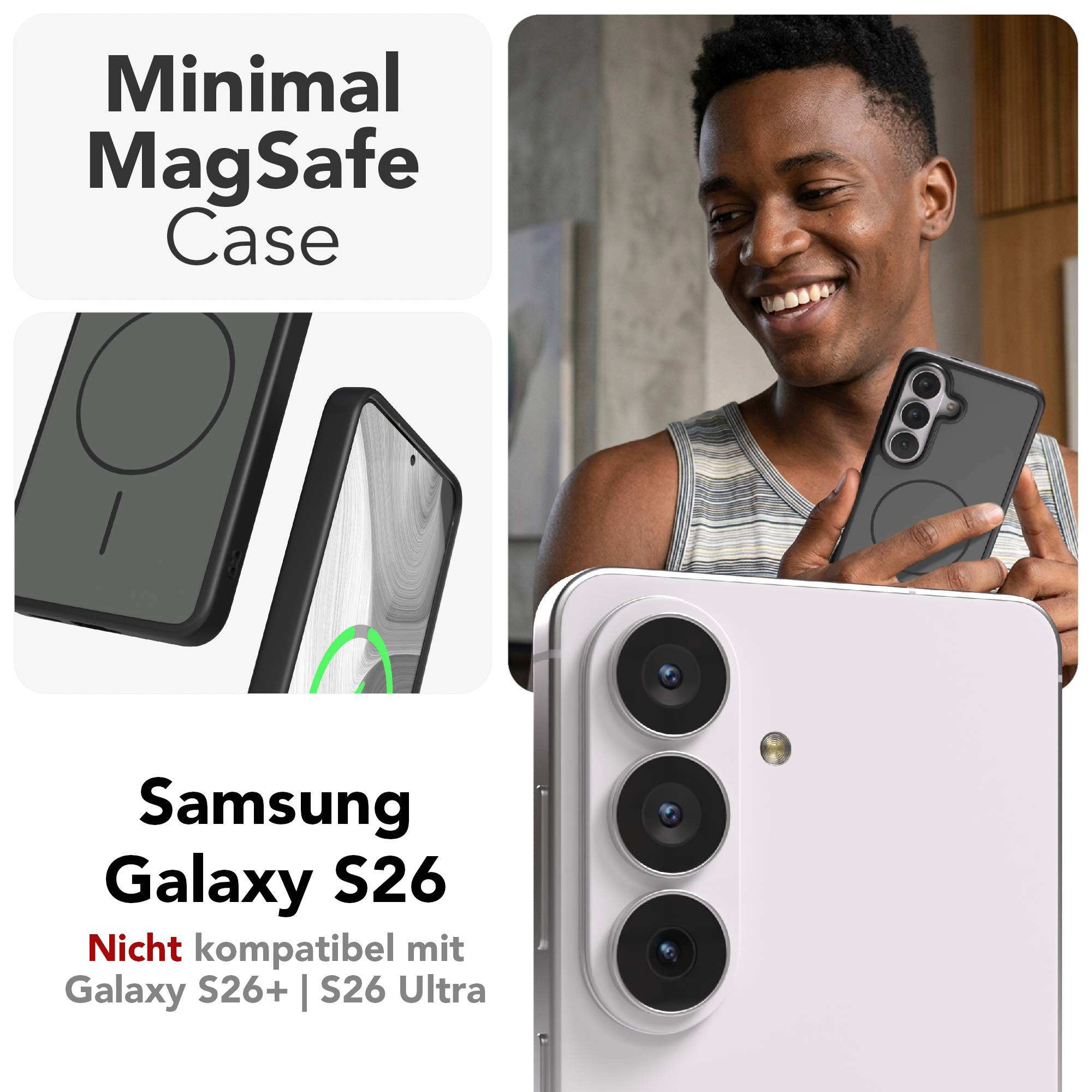 Galaxy S26 Outdoor Hülle mit minimal MagSafe