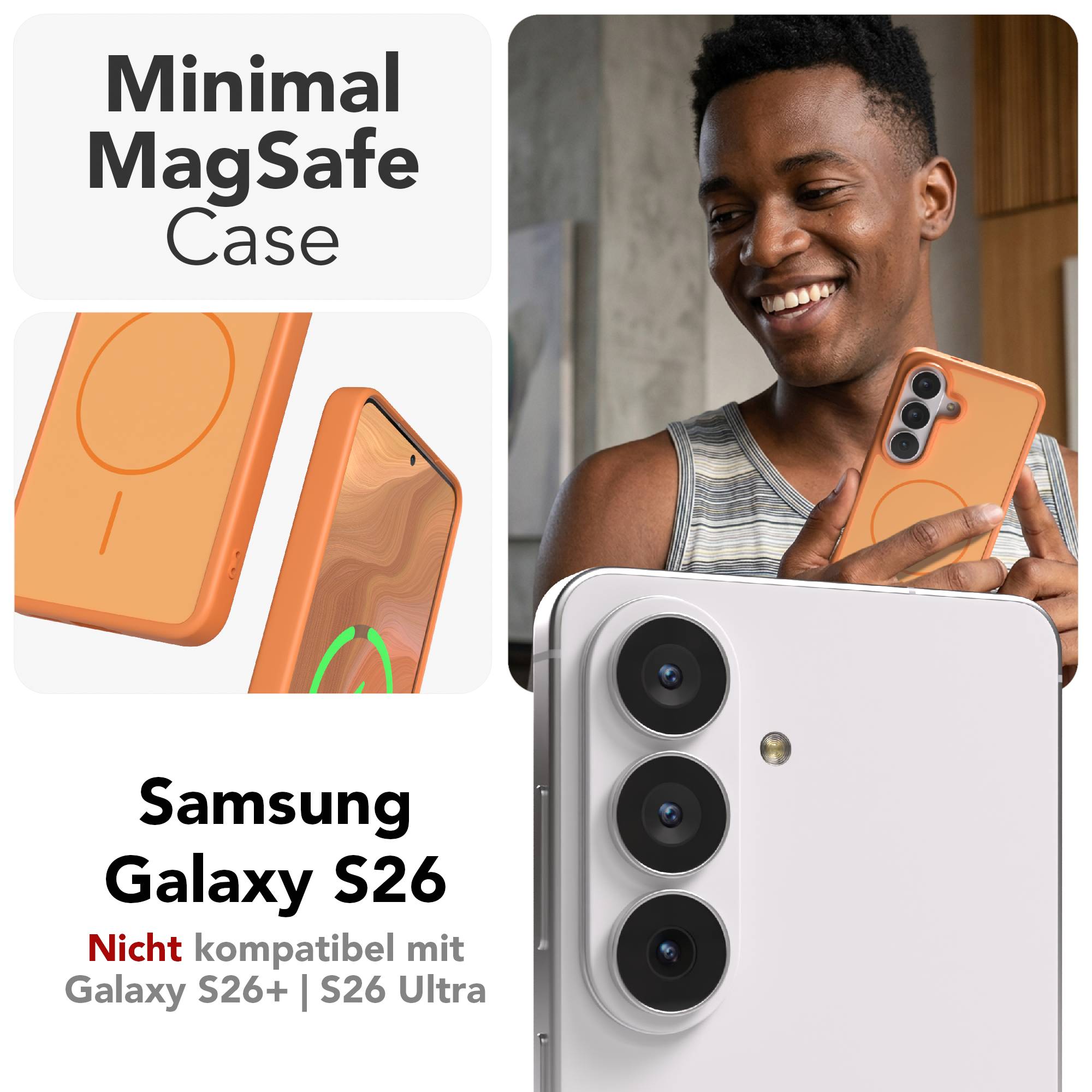 Galaxy S26 Outdoor Hülle mit minimal MagSafe