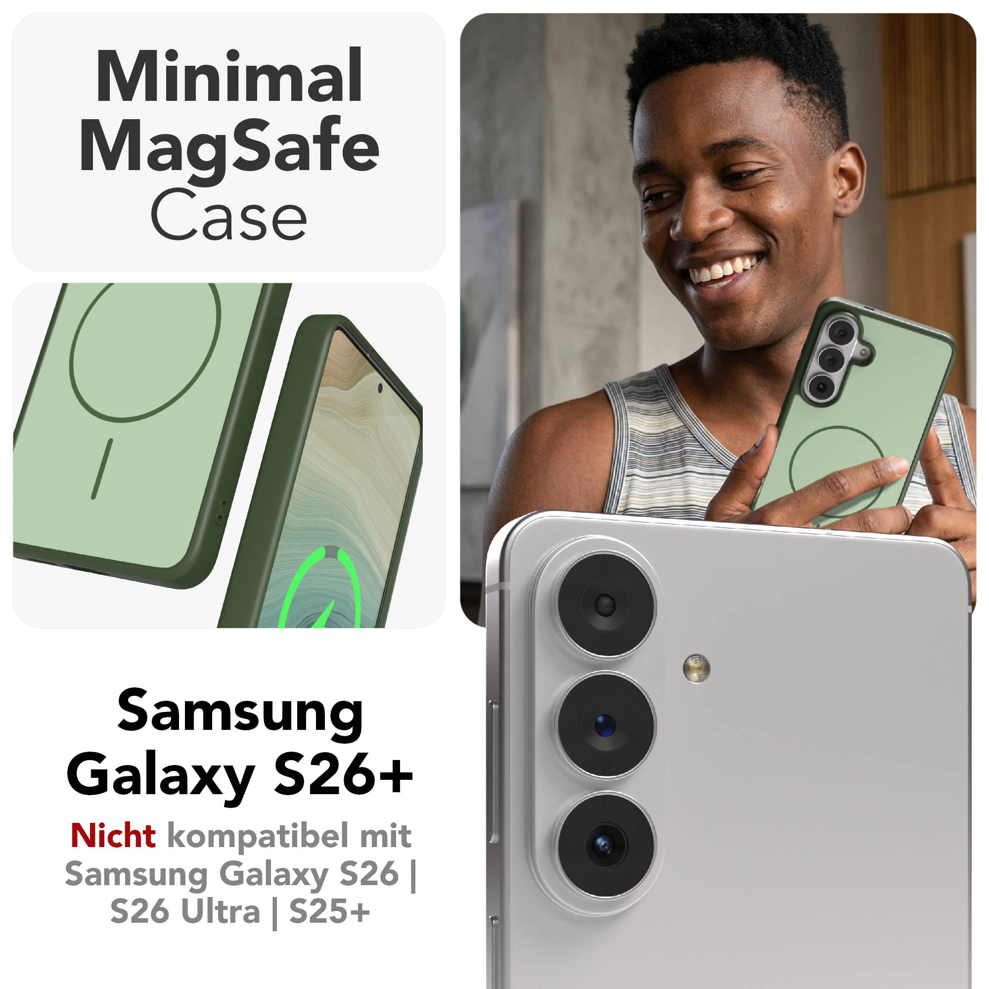 Galaxy S26 Plus Outdoor Hülle mit minimal MagSafe