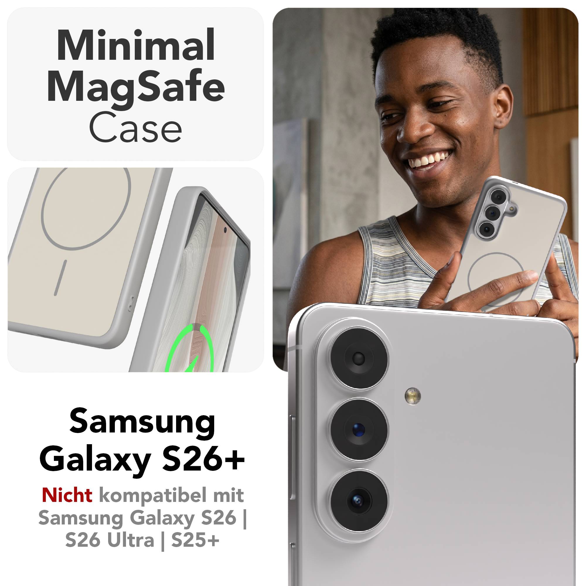 Galaxy S26 Plus Outdoor Hülle mit minimal MagSafe