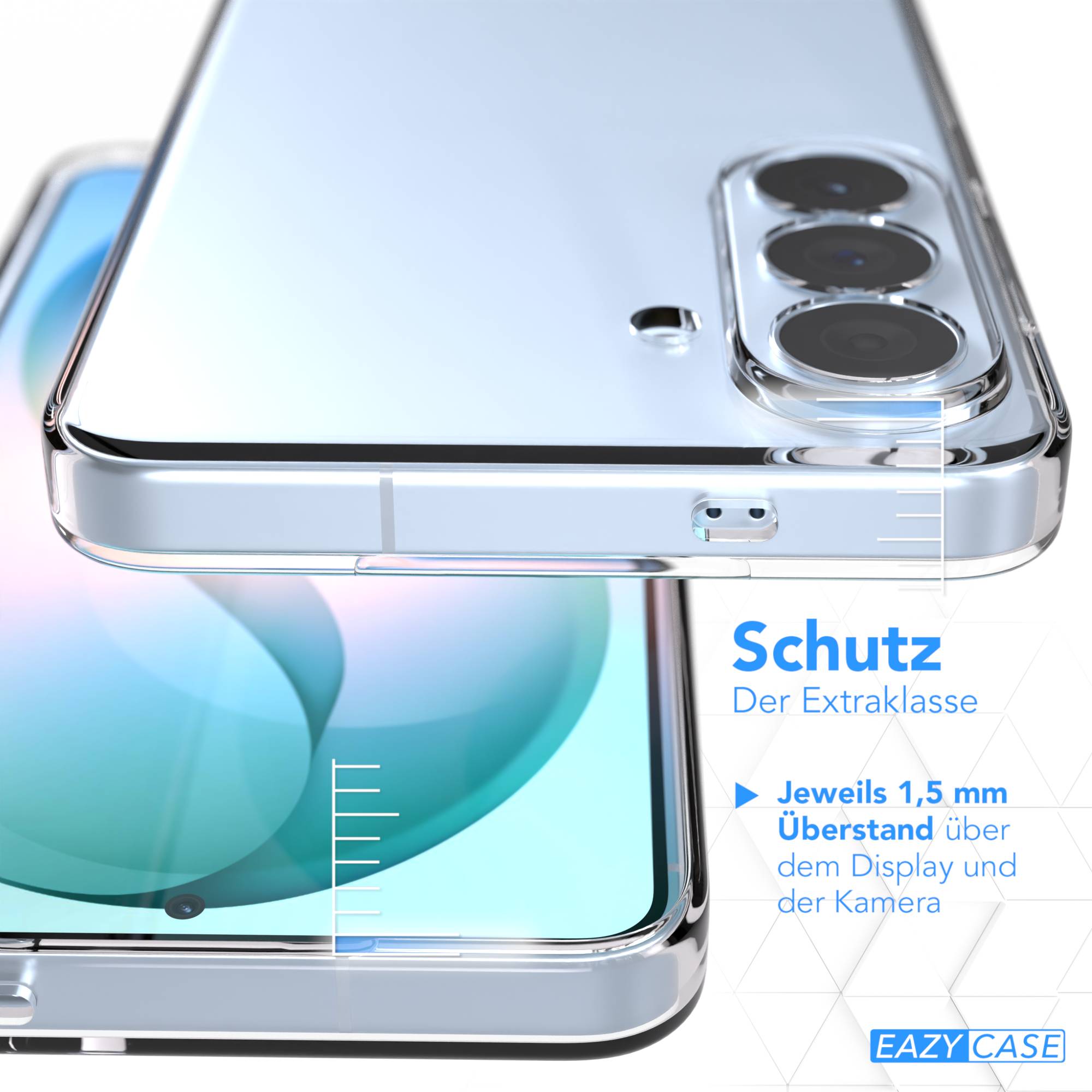 Samsung Galaxy S26 Plus transparente Schutzhülle ultradünn von EAZY CASE 