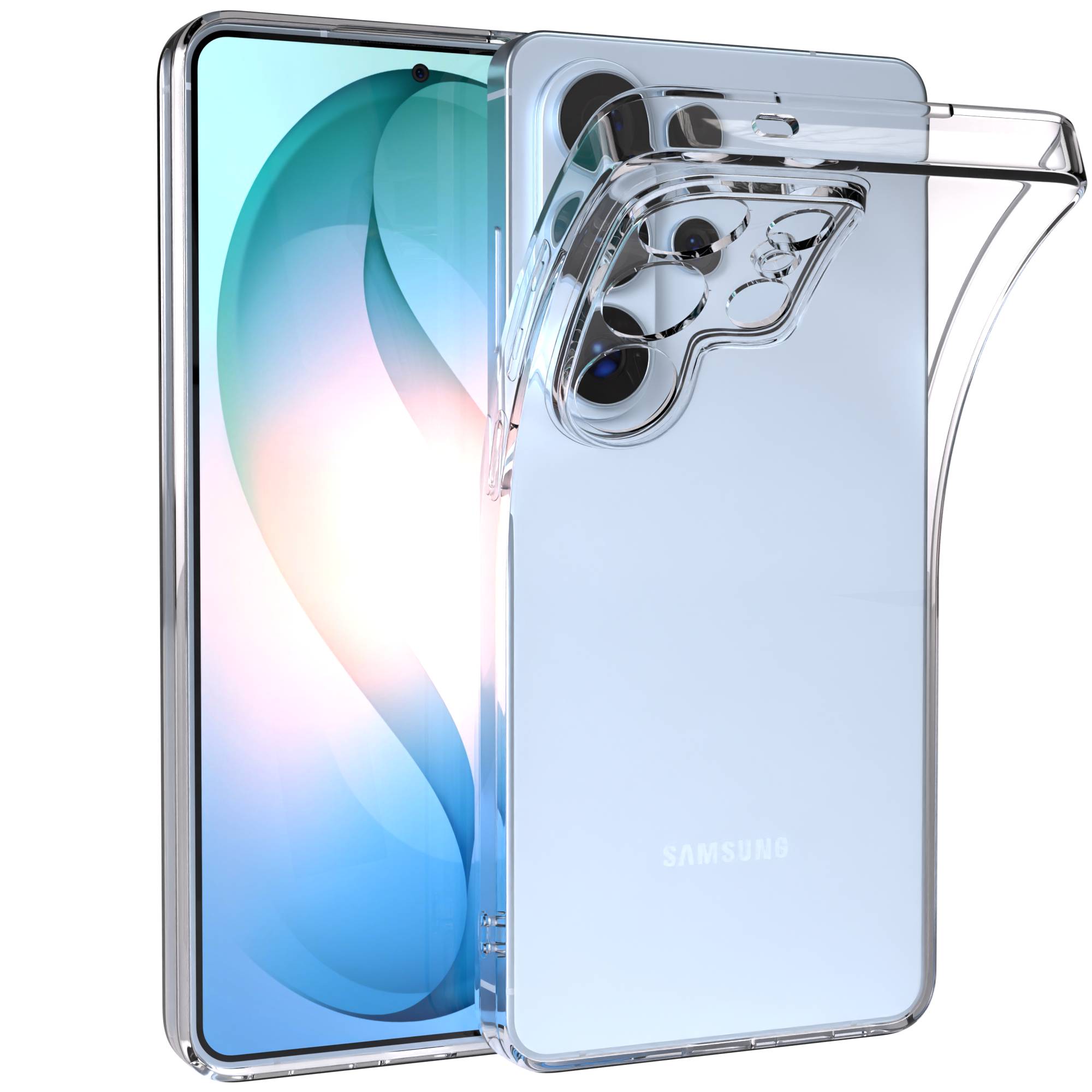 Samsung Galaxy S26 Ultra transparente Silikon Schutzhülle ultradünn #farbe_transparent