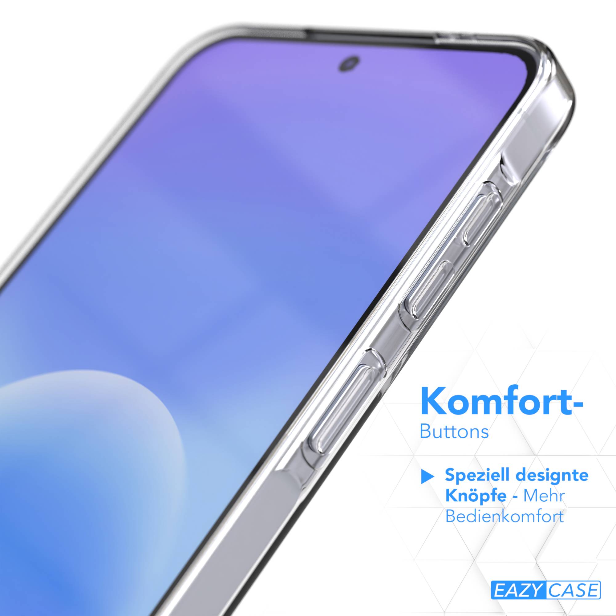 Samsung Galaxy A57 transparente Slimcover Schutzhülle von EAZY CASE 
