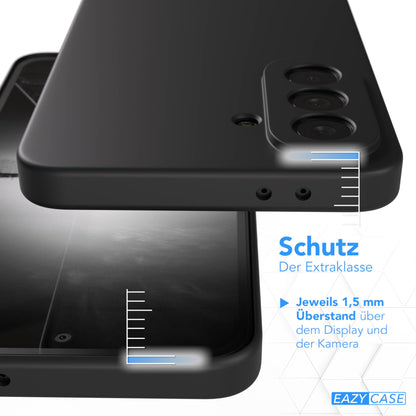 Samsung Galaxy A37 transparente Silikon Schutzhülle mit Fotofach 