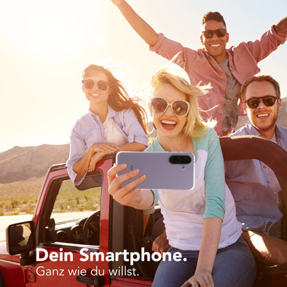 Samsung Galaxy A37 transparente Silikonhülle mit Kameraschutz von EAZY CASE 