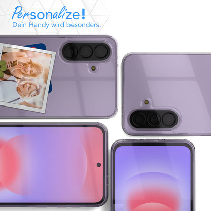 Samsung Galaxy A37 transparente Silikonhülle mit Kameraschutz von EAZY CASE 