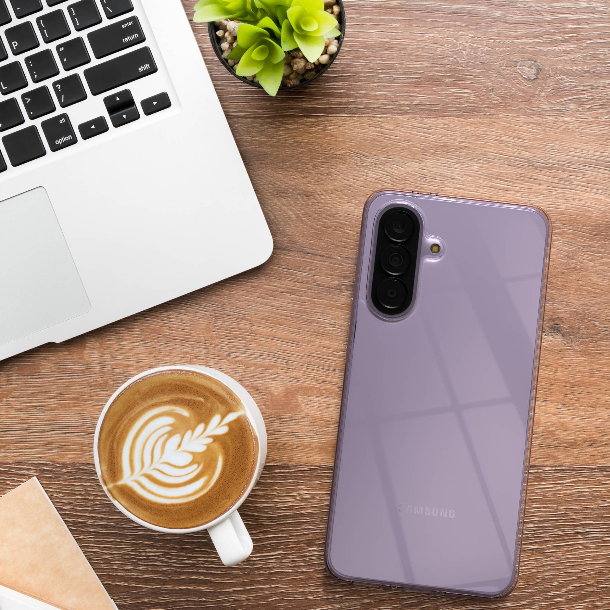 Samsung Galaxy A37 transparente Silikonhülle mit Kameraschutz von EAZY CASE 