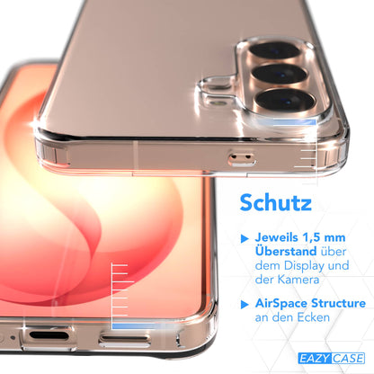 Samsung Galaxy S26 Silikonhülle mit Kameraschutz und transparentem Design 