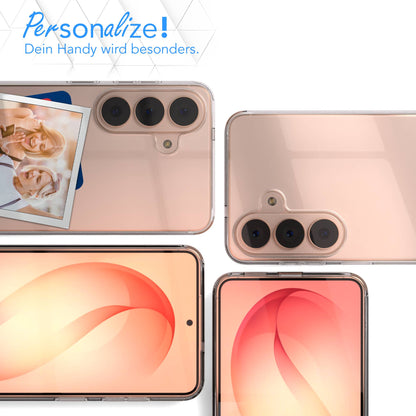 Samsung Galaxy S26 Silikonhülle mit Kameraschutz und transparentem Design 