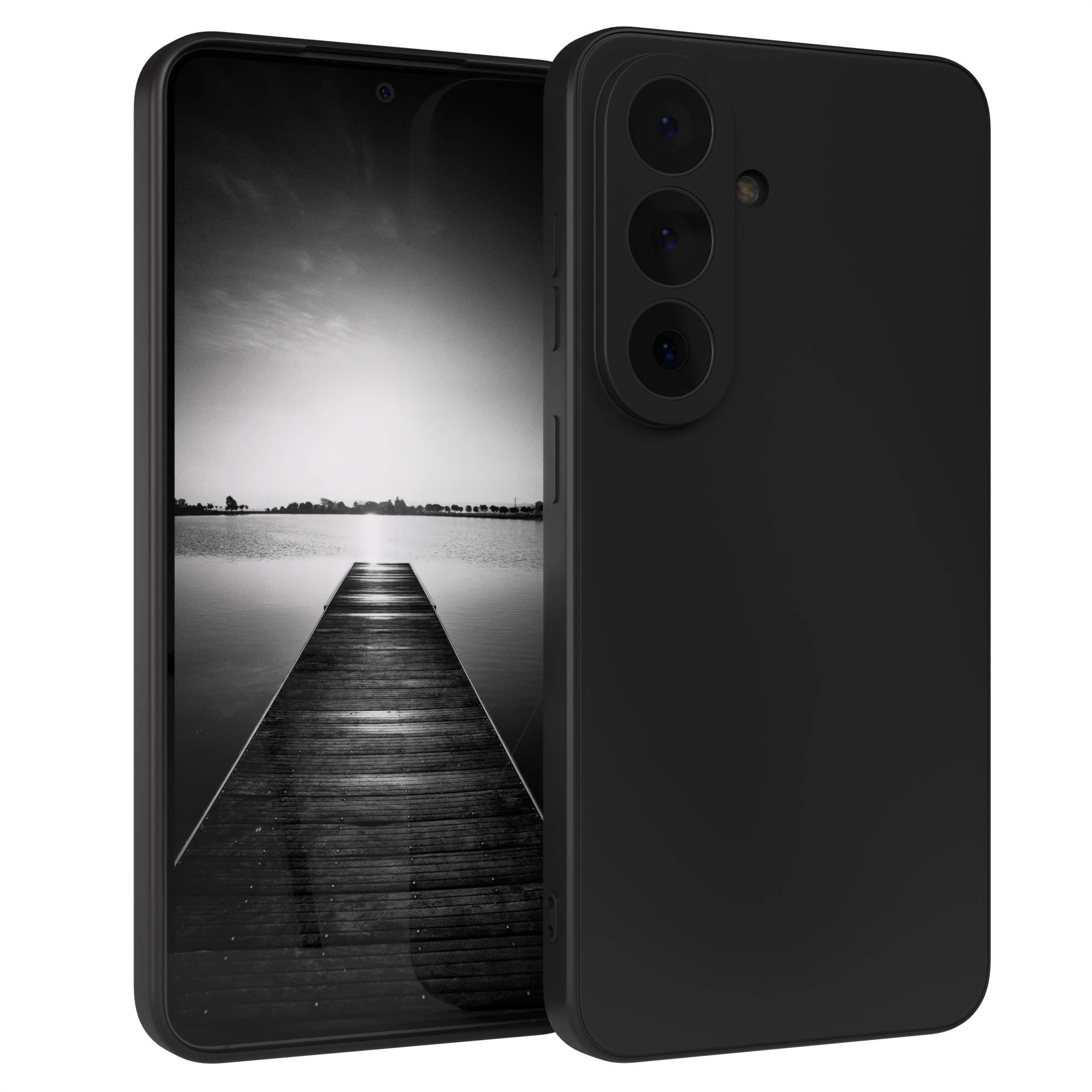 Samsung Galaxy S26 Silikonhülle mit Kameraschutz und transparentem Design 
