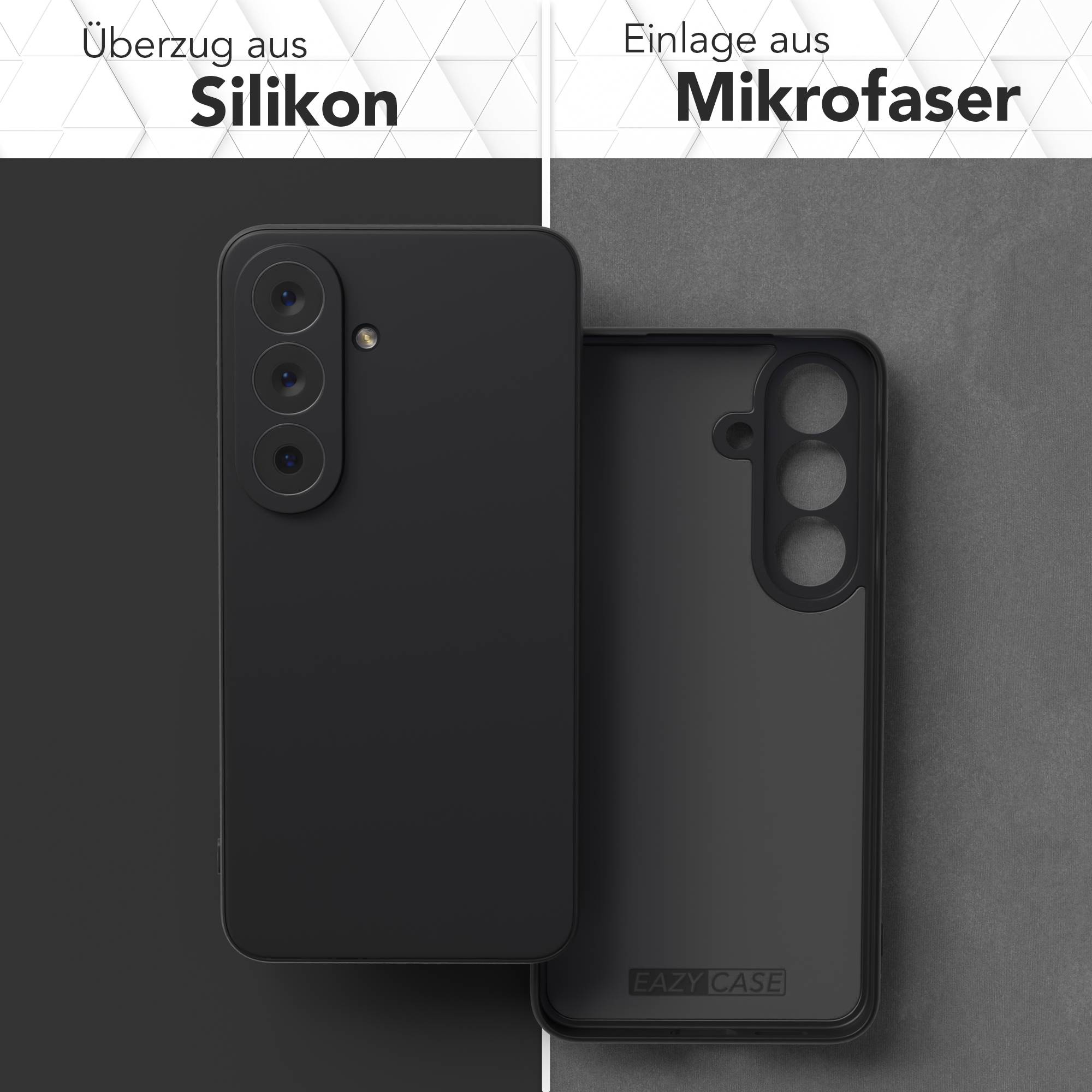 Samsung Galaxy S26 Silikonhülle mit Kameraschutz und transparentem Design 