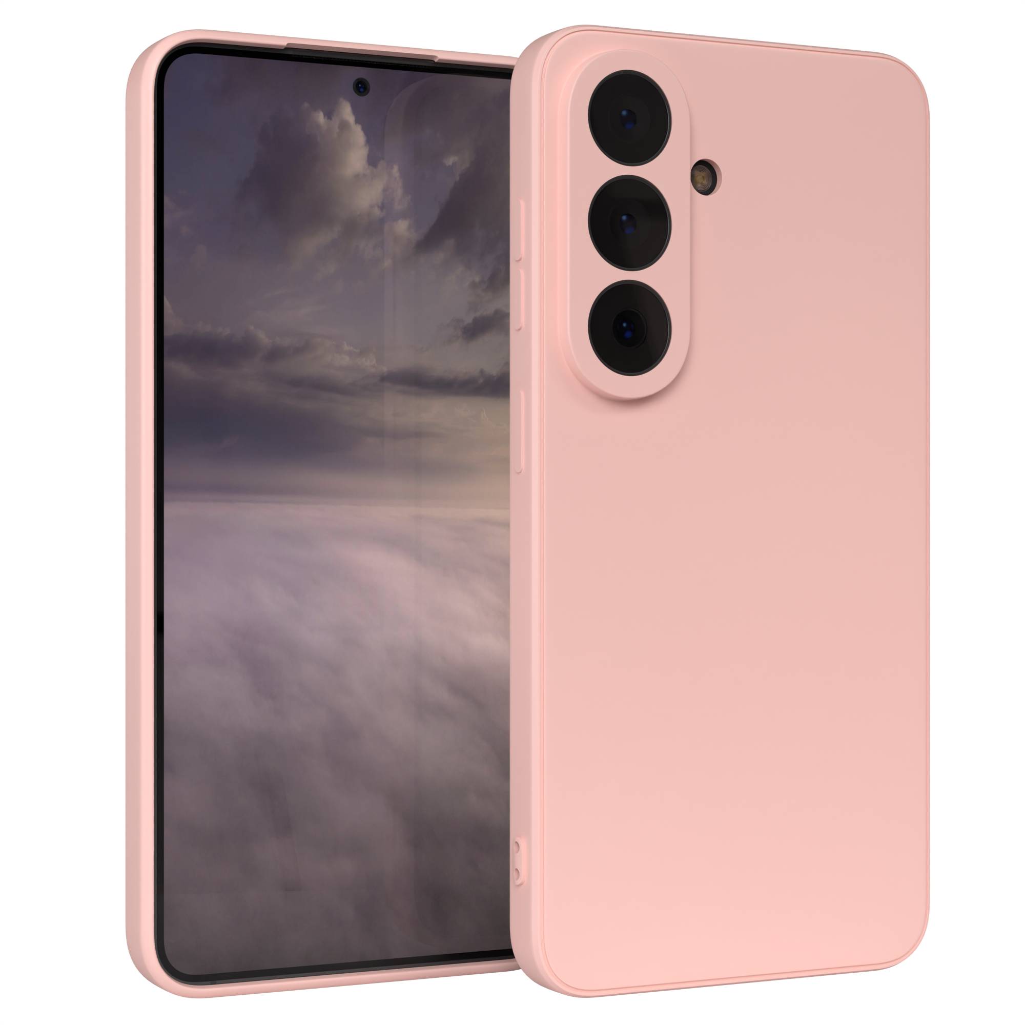 Samsung Galaxy S26 Silikonhülle mit Kameraschutz und transparentem Design 