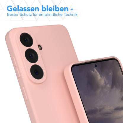 Samsung Galaxy S26 Silikonhülle mit Kameraschutz und transparentem Design 