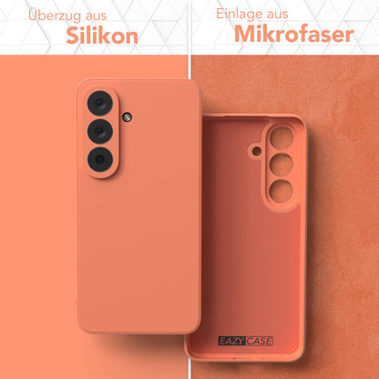 Samsung Galaxy S26 Silikonhülle mit Kameraschutz und transparentem Design 
