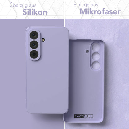 Samsung Galaxy S26 Silikonhülle mit Kameraschutz und transparentem Design 