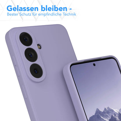 Samsung Galaxy S26 Silikonhülle mit Kameraschutz und transparentem Design 