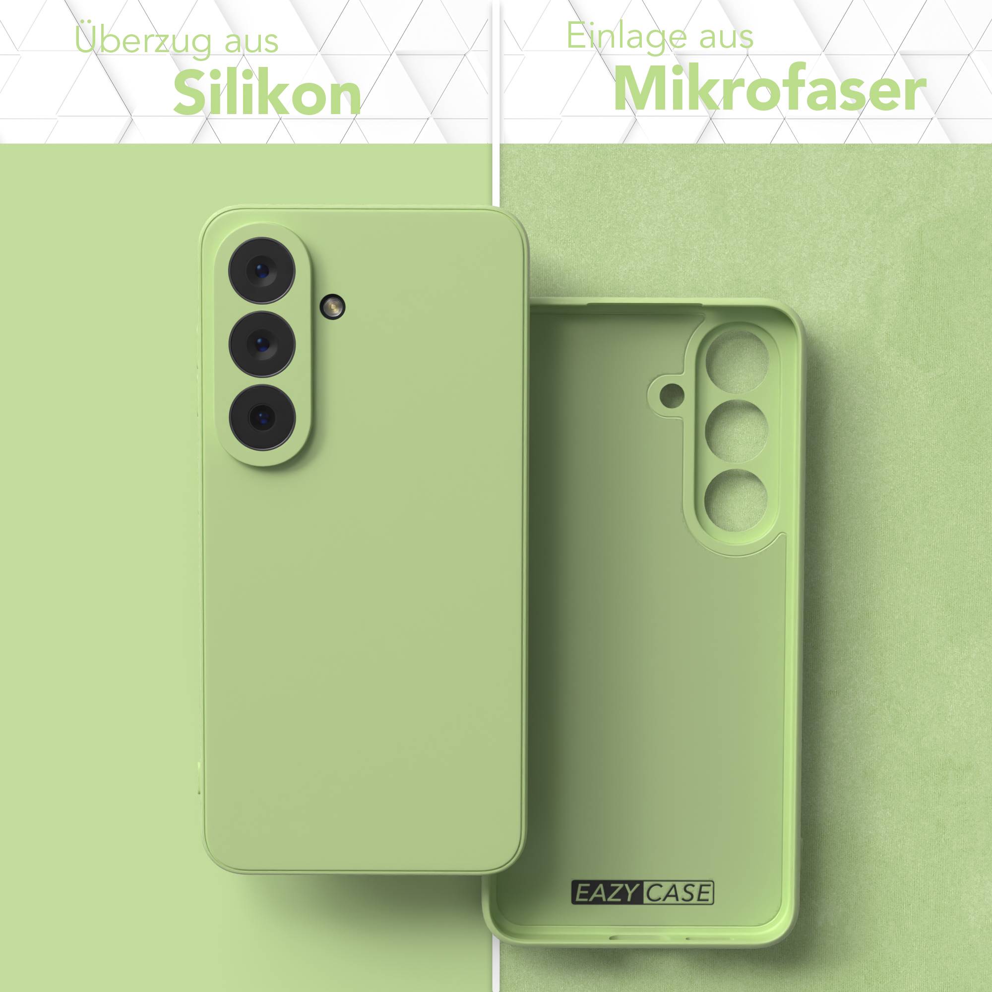 Samsung Galaxy S26 Silikonhülle mit Kameraschutz und transparentem Design 