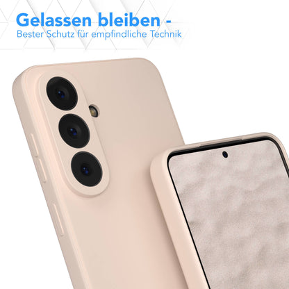 Samsung Galaxy S26 Silikonhülle mit Kameraschutz und transparentem Design 