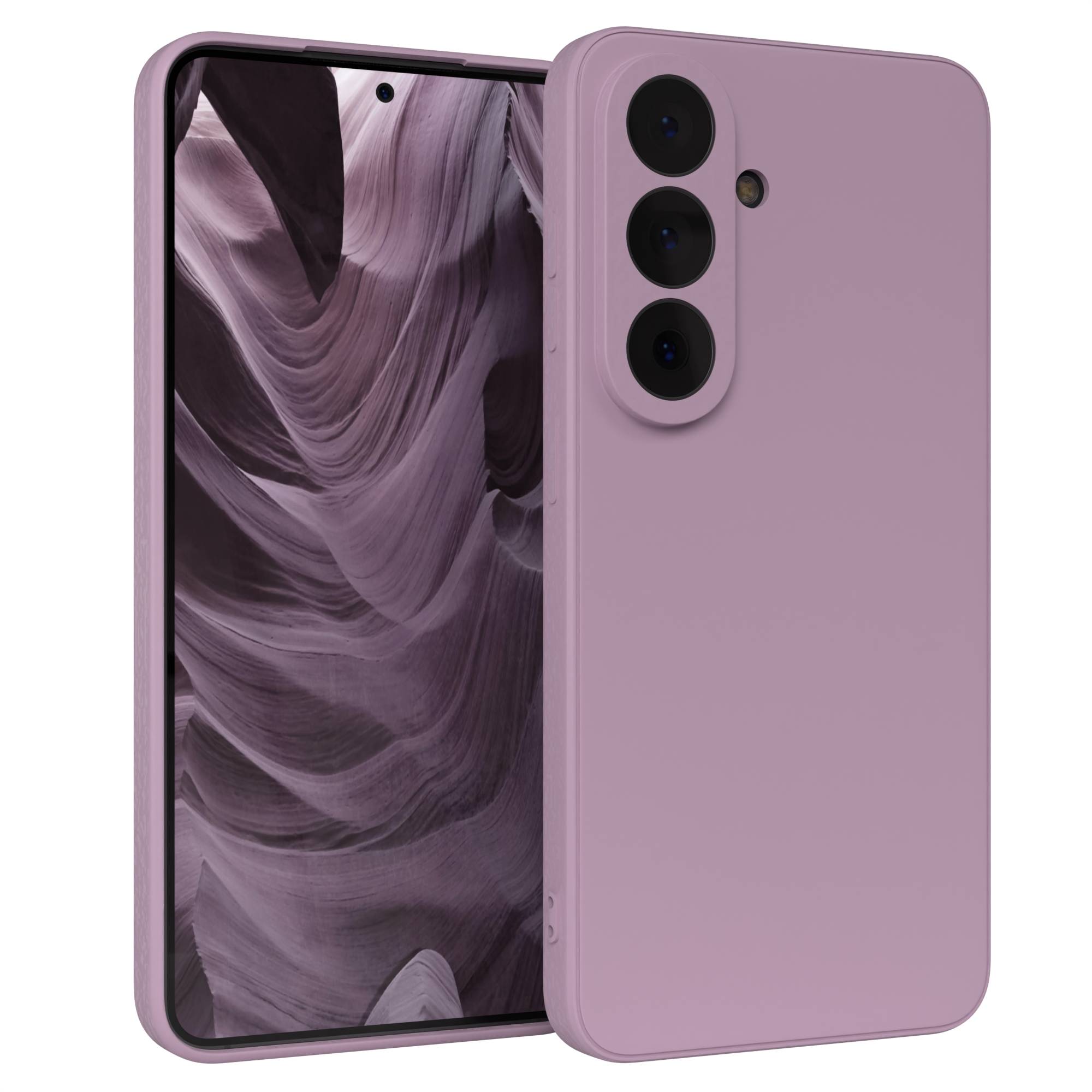 Samsung Galaxy S26 Silikonhülle mit Kameraschutz und transparentem Design 